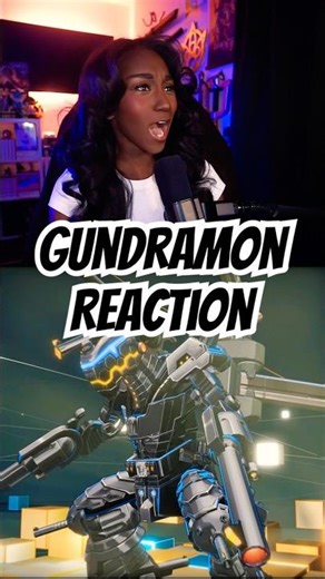 My reaction to Gundramon in Digimon Story: Time Stranger #digimon #gaming