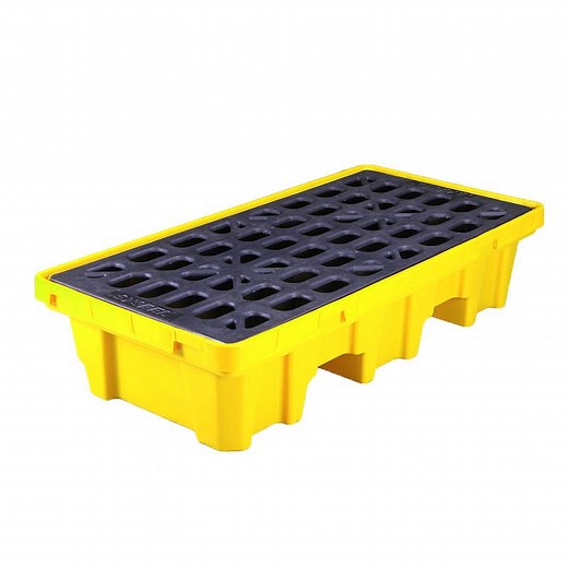 [Hot Item] 2 Drum Poly Spill Pallet Secondary Containment for Oil/Chemical Storage