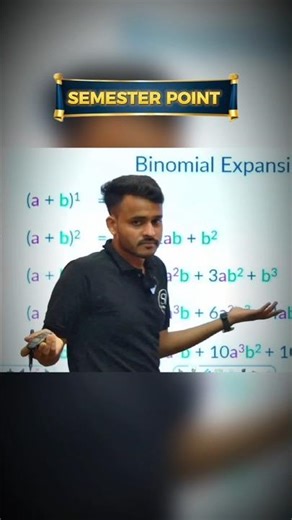 Binomial theorem 🔥।। 1st Semester ।।Maths-1st ।। Anurag sir #polytechnic #semesterpoint