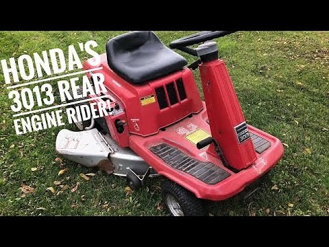 The Honda 3013 Lawn Mower: Honda's Unique Rear-Engine Rider!