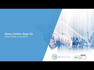 Demo Sage 50 Obras y Proyectos