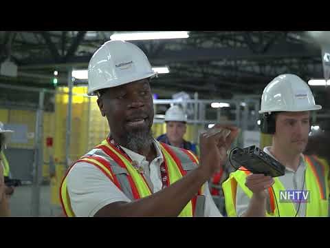 Tour of New Amazon Fulfillment Center in North Haven, CT