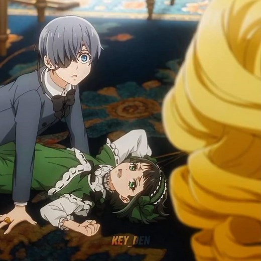 「When misunderstandings occur 😂」 Ciel & Lizzy - Black Butler Emerald Witch Arc #shorts #anime