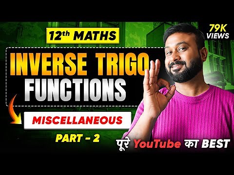 Class 12 Maths NCERT Ex 2.Miscellaneous Solutions (Part 2) | Ch 2 Inverse Trigonometric Functions