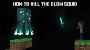 Minecraft – how to kill the Glow Squid RTX ON