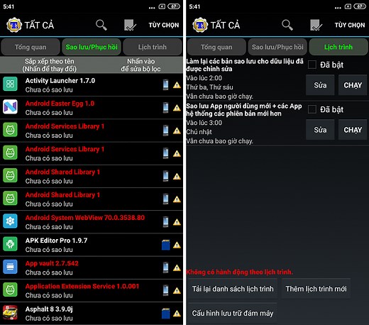 Titanium Backup PRO Việt hóa các phiên bản | Viết bởi sjcbank