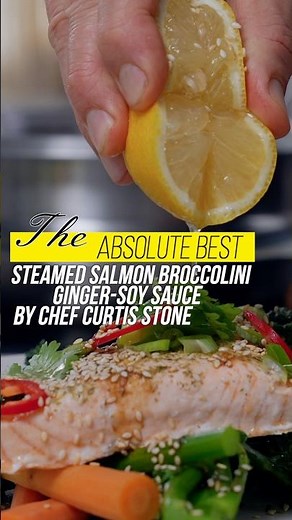 Steamed Salmon & Broccolini | Curtis Stone #recipe #cooking #chef