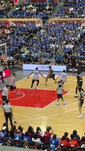 新加入のサイズ選手とパルマー選手で点を取る #shorts #大阪エヴェッサ #島根スサノオマジック #basketball #Bリーグ