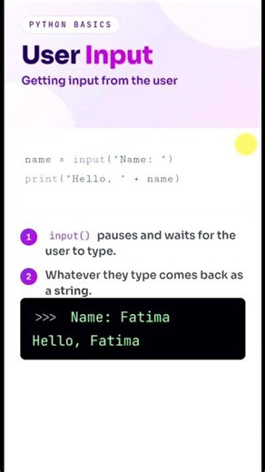 Master User Input in Python Today! #python #ai