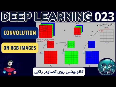 دوره یادگیری عمیق | 023 | کانولوشن روی تصاویر رنگی