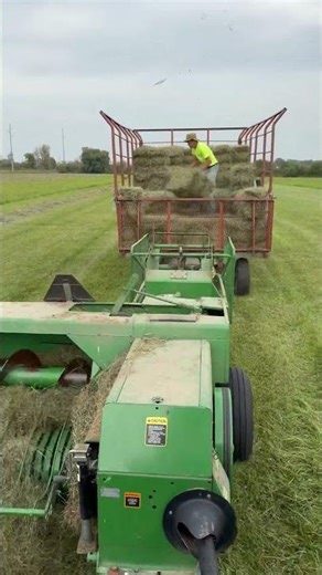 Baling Hay w/ my John Deere 348 Kicker Baler, International 826 Tractor and my brother Nathan!