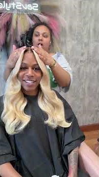Glow Up Alert! 😍 Perfect Blonde Wig Install & Styling 💛✨