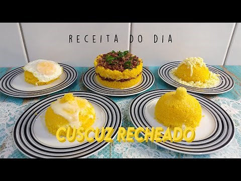 Aprenda como fazer CUSCUZ RECHEADO !!