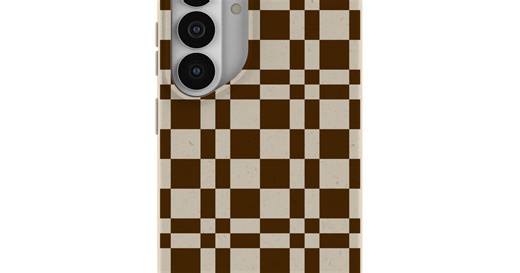 London Fog Chestnut Checkers Samsung Galaxy S26+(Plus) Case