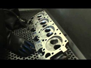 Glass Beading Cylinder Heads