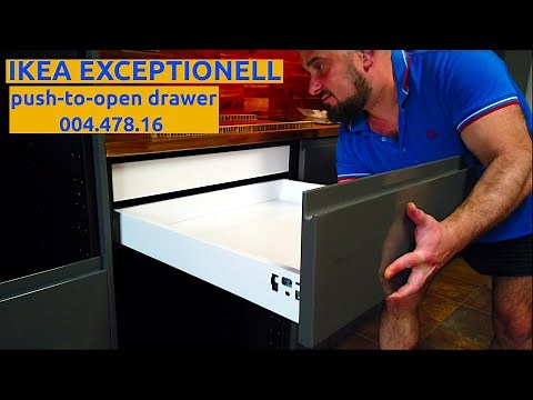 IKEA EXCEPTIONELL low drawer for METOD kitchen base cabinet 004.478.16 assembly and instalation