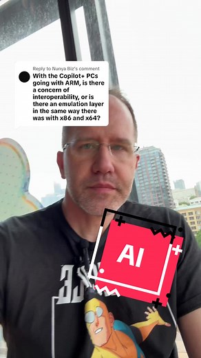 Replying to @Nunya Biz will it be a big deal that we are moving to ARM #MSBUILD #AI #copilot