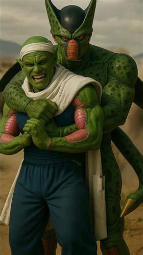 Cell Evolution Part 3 #dragonball #cell #goku #alien #realisticcartoon #goku #piccolo