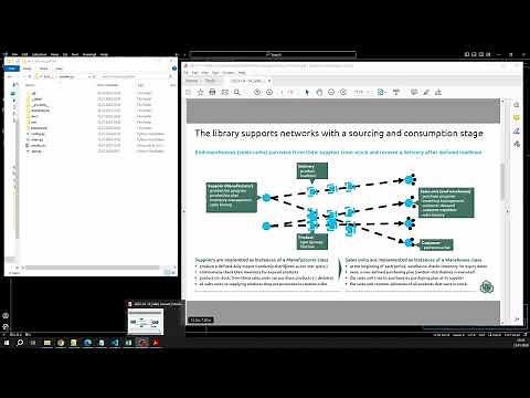 R interface for SimPy supply chain simulation