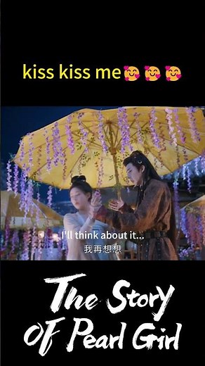 Kissing under the flower tree! ❤️ 🥰 | The Story of Pearl Girl | YOUKU