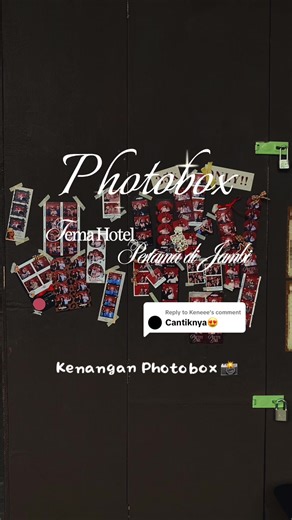 Replying to @Keneee ternyata ada photobox tema hotel vintage di jambi 😮📸🎞️, udah bisa bikin DIY keychain juga 😍, gemes parah 😩🫶🏻