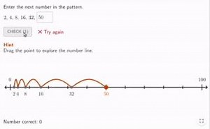🧩 GEOGEBRA RESOURCE! 🧠 Use this FREE GeoGebra 𝐩𝐫𝐚𝐜𝐭𝐢𝐜𝐞 resource to discover a multiplication or division pattern and figure out how to continue the sequence. Check it out! https://www.geogebra.org/m/dmvzqbqj | GeoGebra