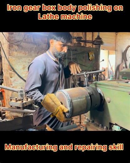 gearbox body polishing and facing on lathe machine 11 #lathejob #foryou #2026model #vairl #localartist #iron #newthings #tecnalogy #skills #tools #LatheMachineOperator #lathemachine #lathe #manufacturing #manufacturingandrepairingskills | Manufacturing And Repairing Skills . | Facebook