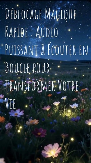 Déblocage Magique Rapide Audio Puissant à Écouter en Boucle pour Transformer Votre Vie