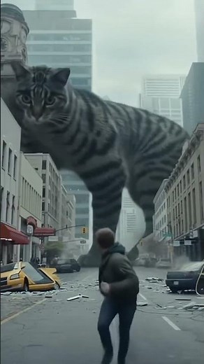 Catzilla Takes Over the City! 🐱🔥