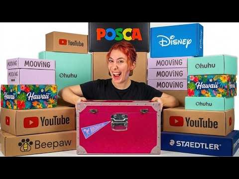 I open POSCA boxes, OHUHU, YouTube videos, gifts for my cats and much more (Unboxing)