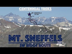 Mt. Sneffels - climbing the southwest ridge route