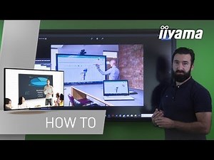 Using the Screen Sketch function - iiyama 68 series/03-series large touch display