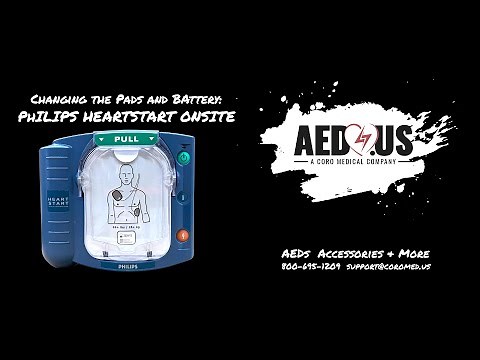 Changing Pads and Battery on the Philips HeartStart OnSite AED | AED.US