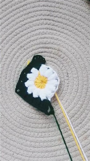 Daisy Granny Square Crochet Tutorial | Easy Flower Granny Square for Beginners