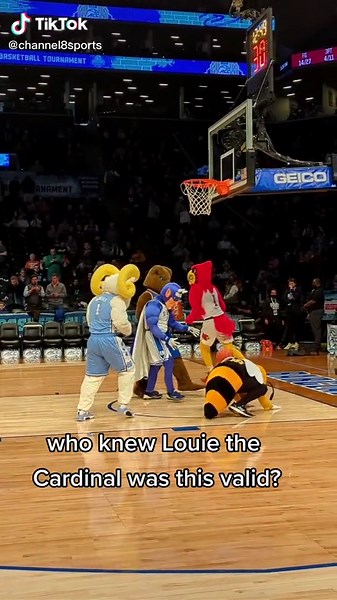 Louie The Cardinal: Mascot Sensation at ACC Tournament
