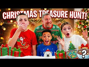 WE HID THE CHRISTMAS PRESENTS!! 🎁 (Treasure Hunt)
