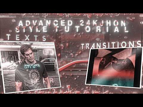 Advanced Texts And Transitions Like 24KJHON in After Effects | Step by Step Tutorial