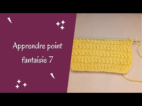 Point fantaisie au tricot 7