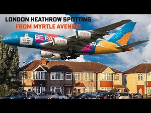 Plane Spotting at London Heathrow | Stunning Arrivals on RW27L from Myrtle Avenue