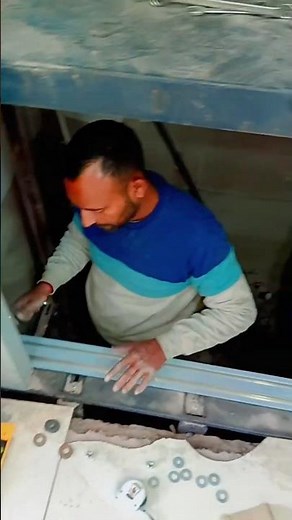 Elevator door installation......