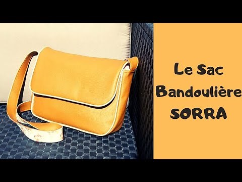Simple and easy #DIY tutorial for sewing the faux leather shoulder bag #SORRA 😍