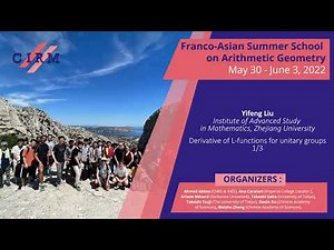 Yifeng Liu - Derivative of L-functions for unitary groups (1/3)