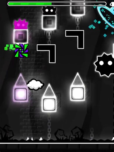 Shock 100% 4/5 of the fire gauntlet #geometrydash #gd #gaming #fireguantlet #shock