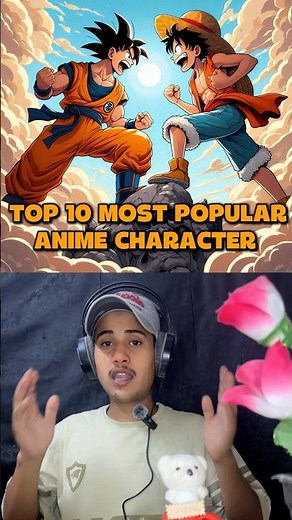 Top 10 Most Popular Anime Characters😳! #ytshorts #facts #anime