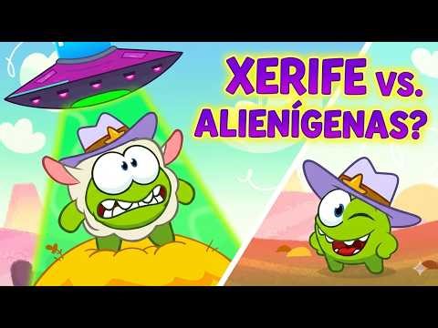As Histórias do Om Nom - Xerife vs Alienígenas? 🛸 Desenhos Animados para Crianças