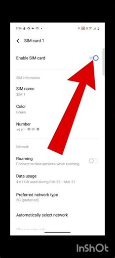 Sim Card Disable Kare | Mobile Me Sim Ko Disable Kaise Kare #android #simcard #deepofficial #shorts