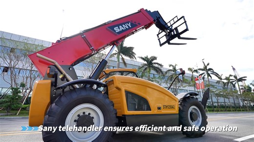 Safety isn't an option. It's our standard. Here are the core safety systems of the SANY telehandler. #sany #sanymarine #telehandler #ConstructionSafety | SANY Marine