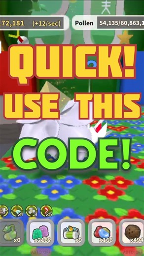 NEW BEE SWARM SIMULATOR CODE 2026 🐝 #shorts