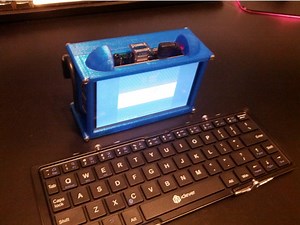 Raspberry PI 3 case with LCD & Battery