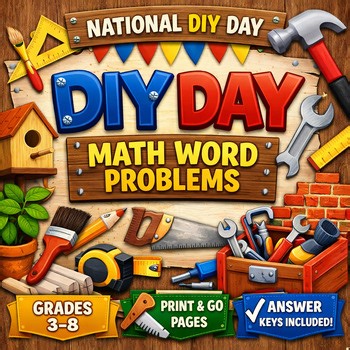Hands-On Math for National DIY Day | Grades 3–8 | Printable & Centers